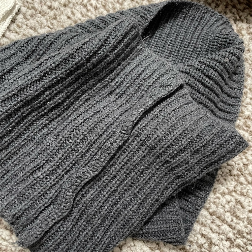 Gray Infinity Scarf - Picture 2 of 8